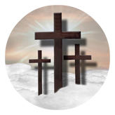 DAROUND 106 BZ Three Crosses (Clouds) Bronze